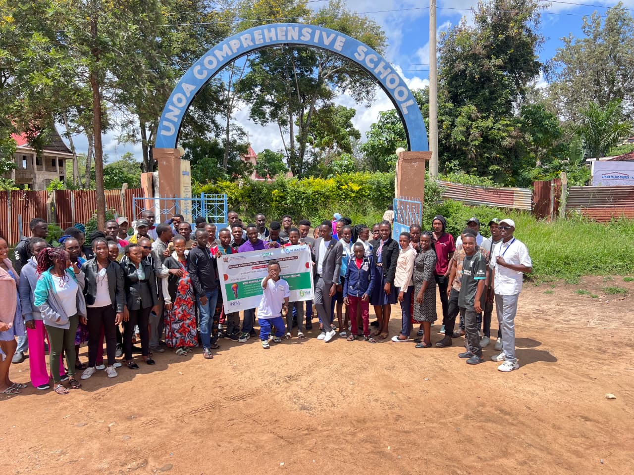 NYOTA Project OJE beneficiaries at UNOA Primary school